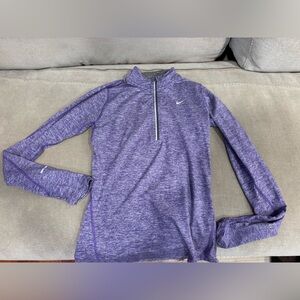 Nike Heathered Purple Dri-Fit Jacket